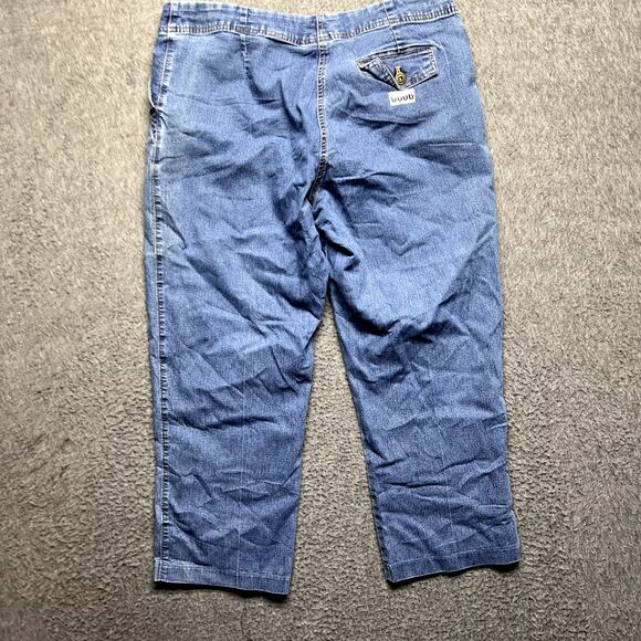 ERIKA Women’s Jeans Size 14 Blue Straight Leg Stretch Waist Comfort Fit - Picture 14 of 16